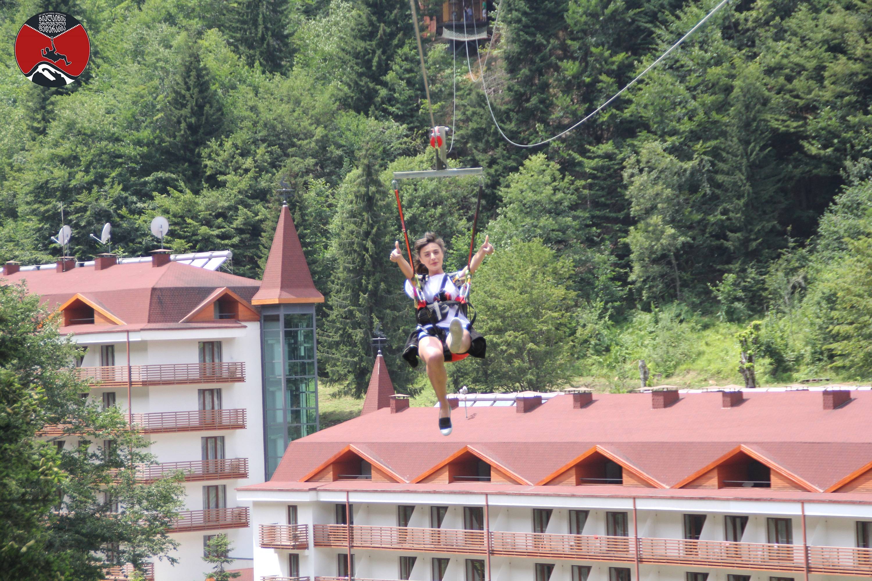 ZIPLINE IN TBILISI TURTLE LAKE